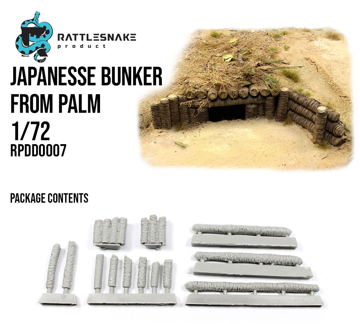 1:72 Japanesse bunker from palm