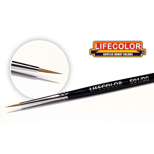 Synthetic brush long hair 00