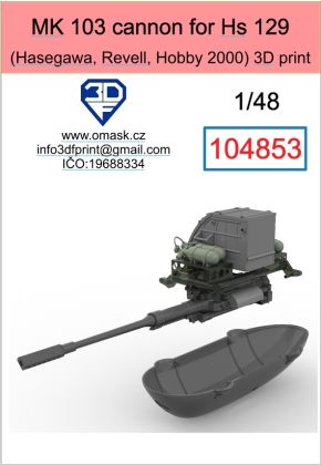 1:48 Mk 109 cannon for Hs 129