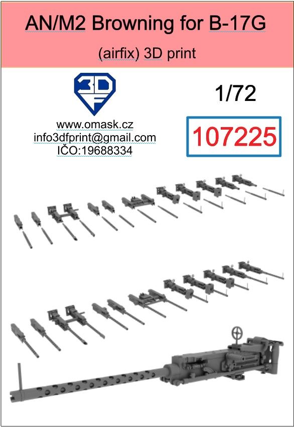 1:72 AN/AM Browning for B-17G
