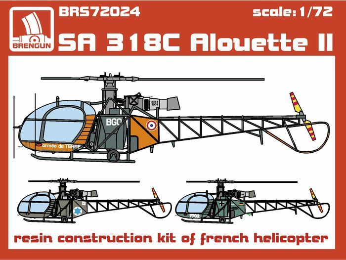 1:72 SA 318C Alouette II