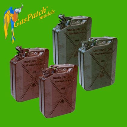 1:35 German Fuel Jerry Cans 1939 ABP & SCHWELM (12 pcs)