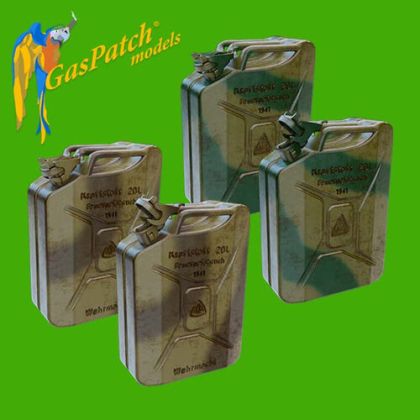 1:35 German Fuel Jerry Cans 1941 ABP & SCHWELM (12 pcs)