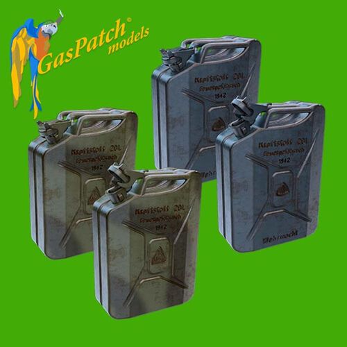 1:35 German Fuel Jerry Cans 1942 ABP & SCHWELM (12 pcs)