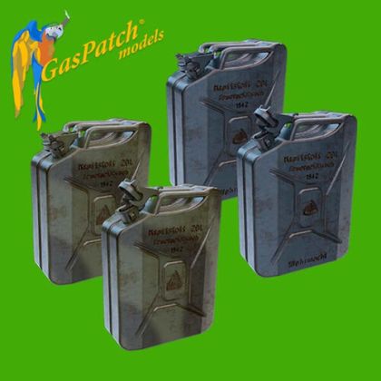 1:35 German Fuel Jerry Cans 1942 ABP & SCHWELM (12 pcs)