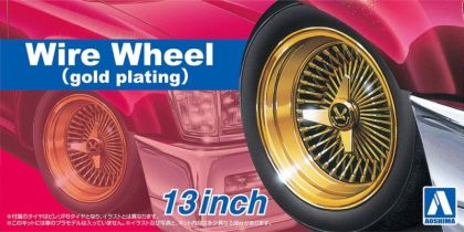 1:24 Wire Wheel (gold plating) 13 inch