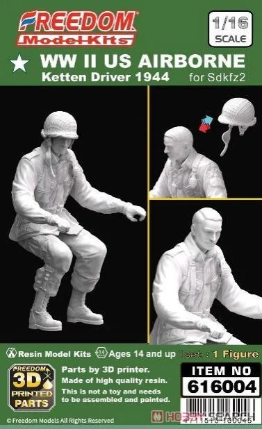 1:16 WW II US AIRBONE KETTEN DRIVER 1944 FOR SDKFZ2