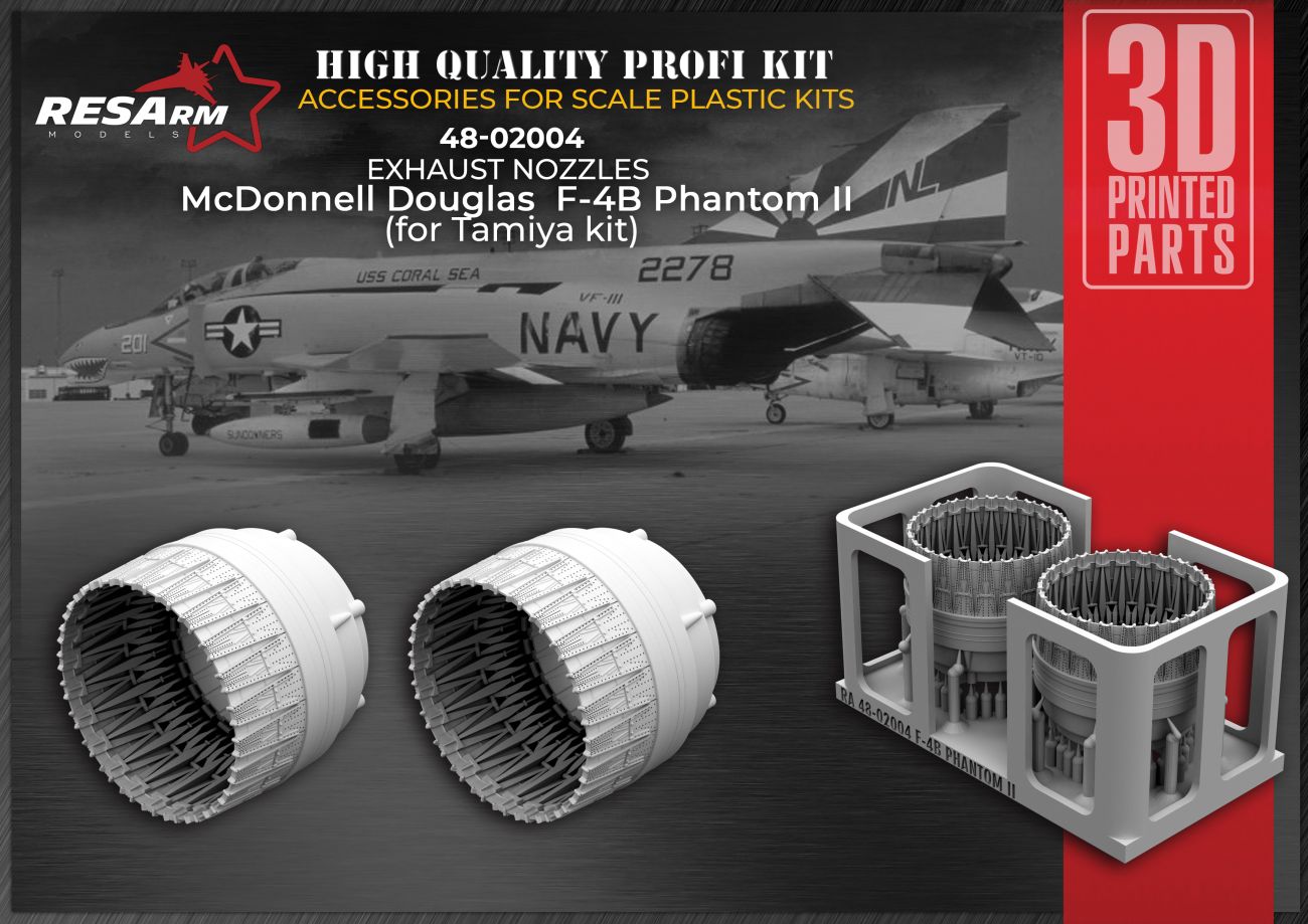 1:48 F-4B Phantom II Jet Nozzles