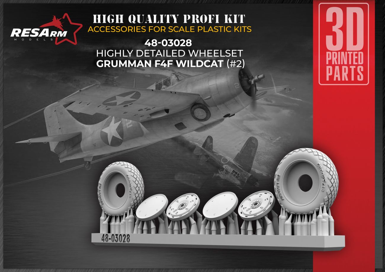 1:48 Grumman F4F Wildcat (var.2) Wheels under load