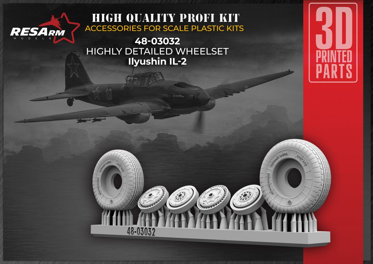 1:48 IL2 BUCKEYE Wheels under load