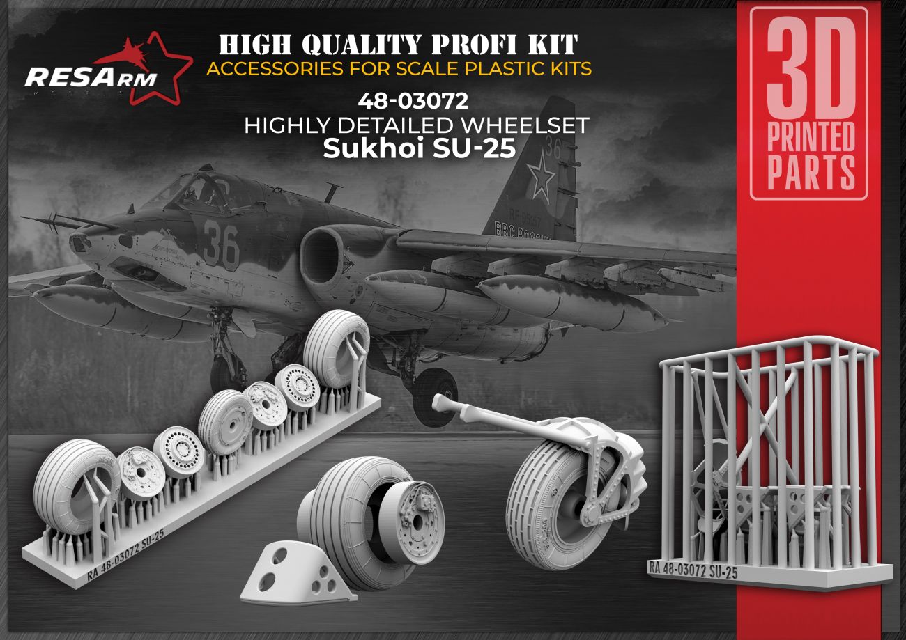 1:48 SU-25 wheel set