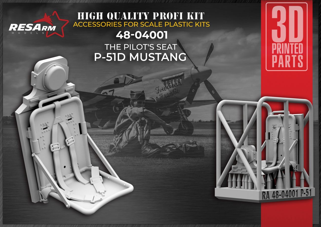 1:48 P-51D Mustang - Pilot's seat.1
