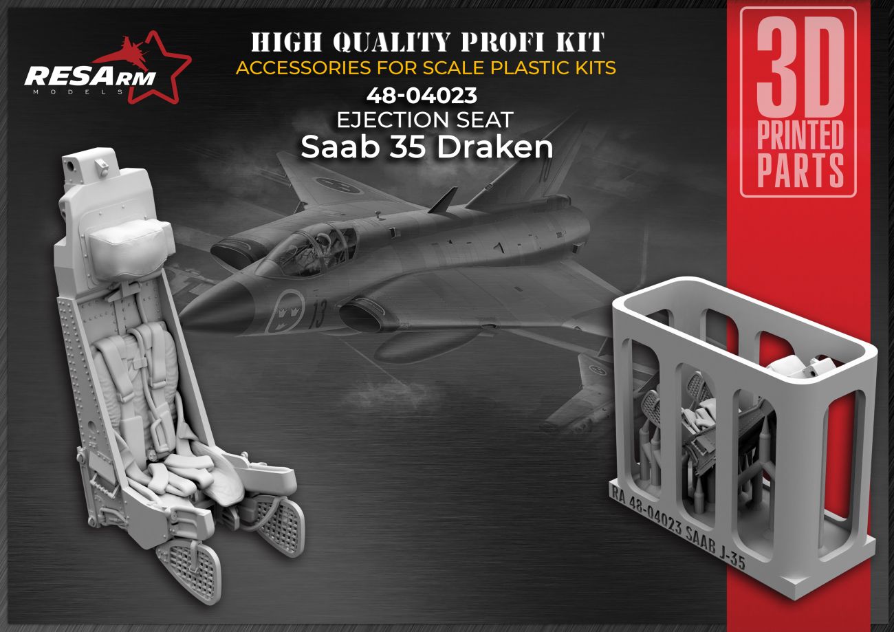 1:48 SAAB 35 Draken catapult seat