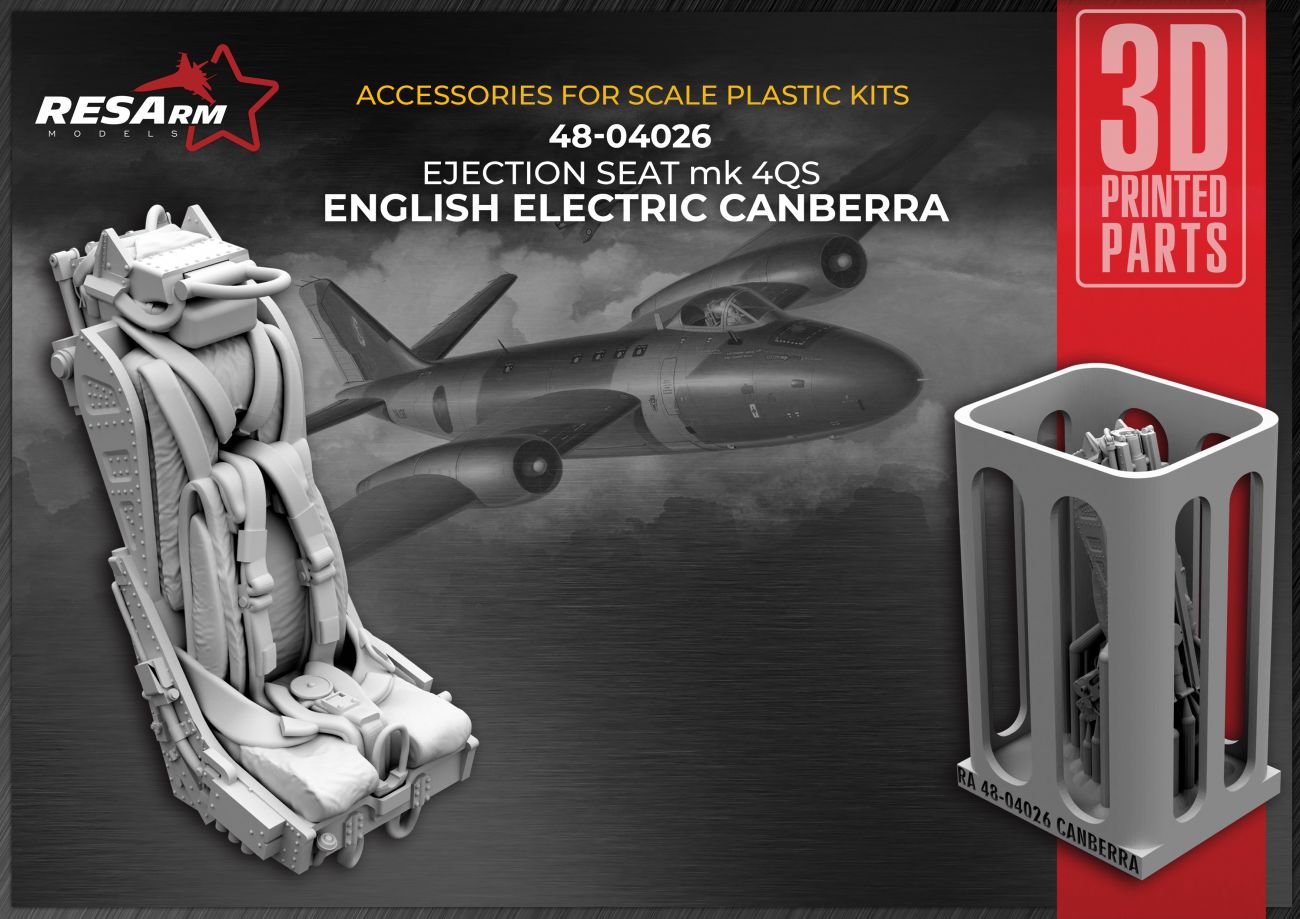 1:48 English Electric Canberra Mk4QS catapult seat