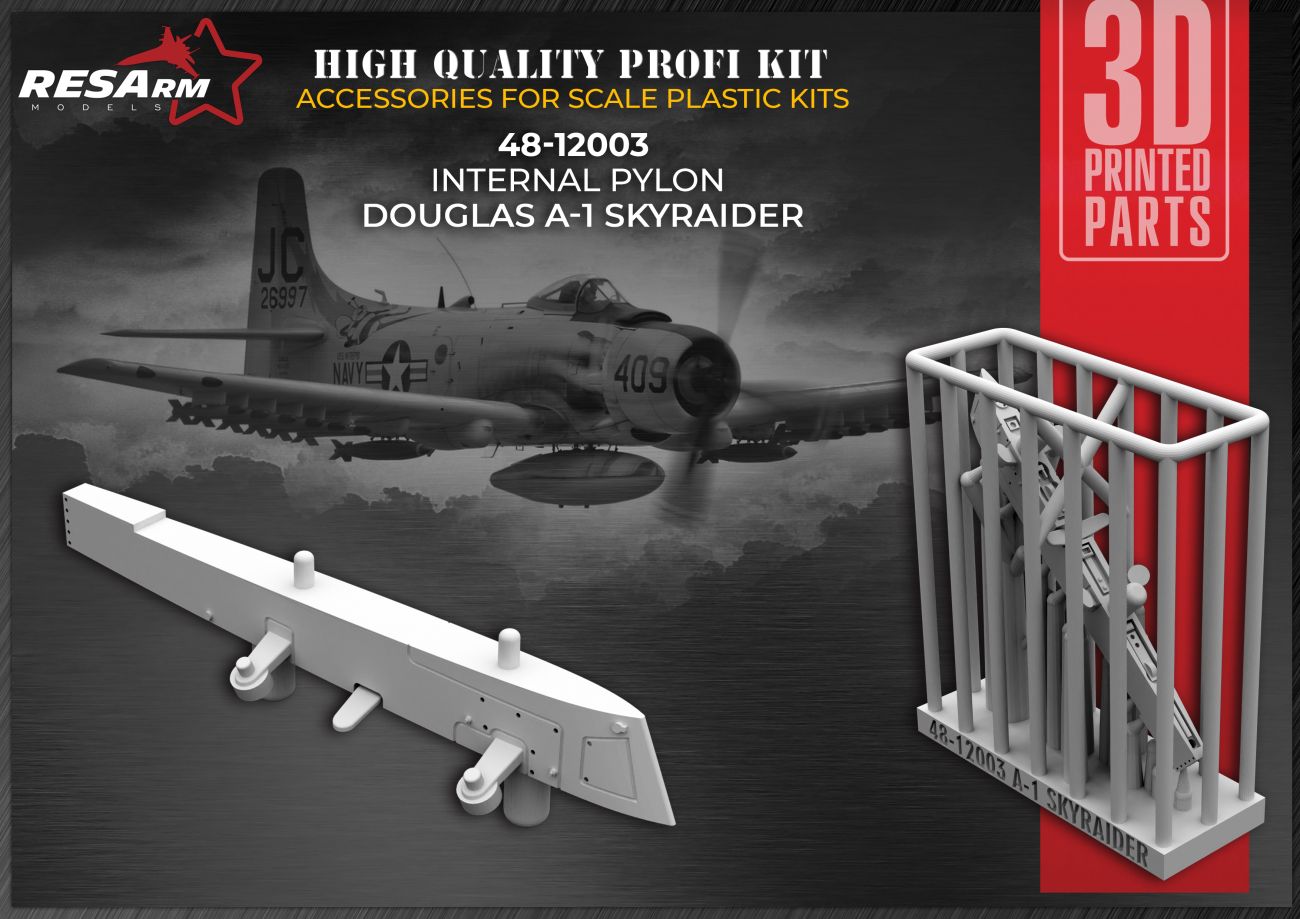 1:48 Douglas A-1 Skyraider internal pylons 