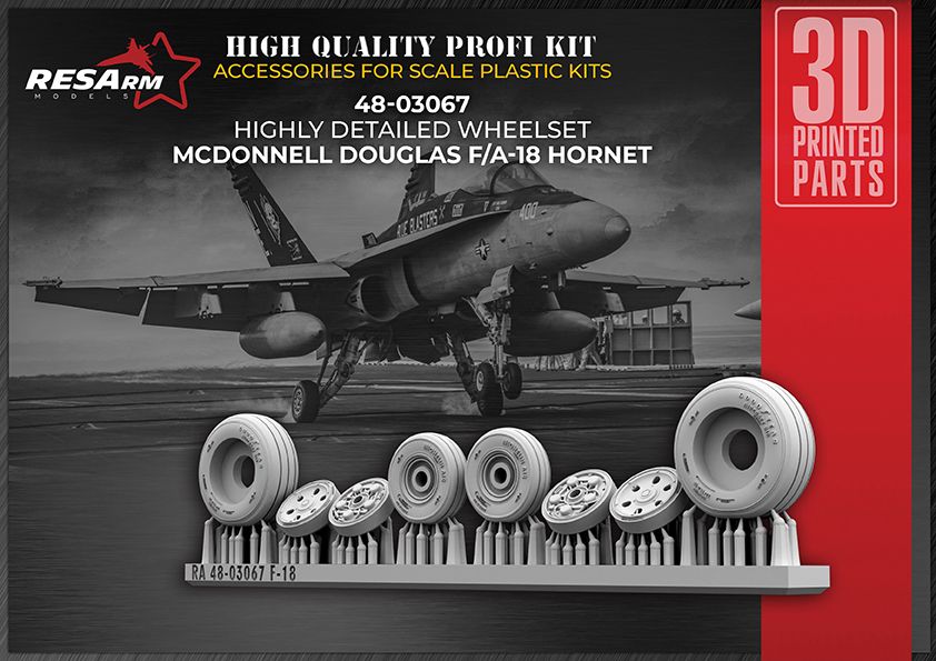 1:72 Wheels under load McDonnell Douglas F/A-18 Hornet