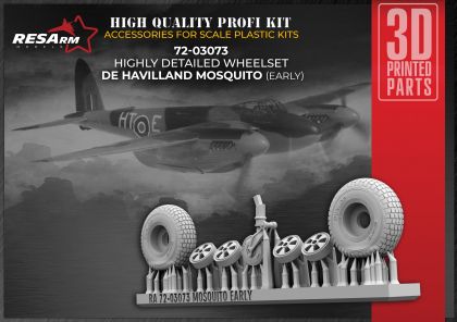 1:72 De Havilland Mosquito wheel set EARLY