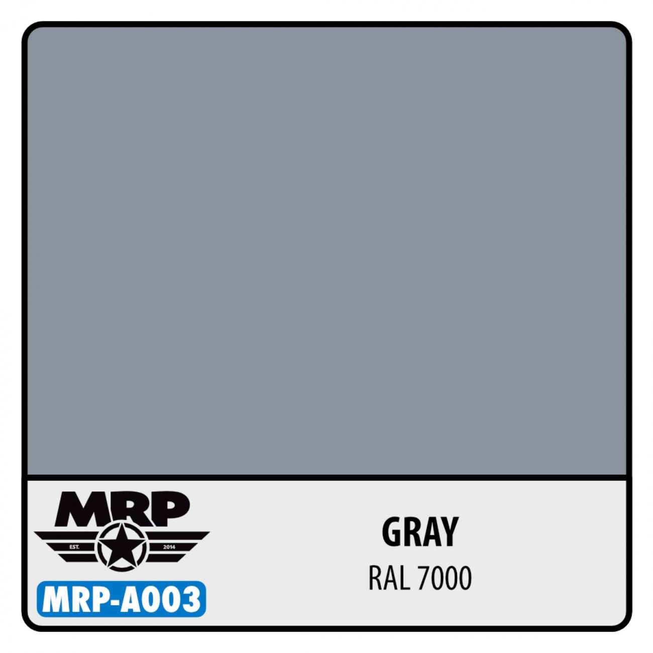 MRP-A003 GRAY RAL 7000