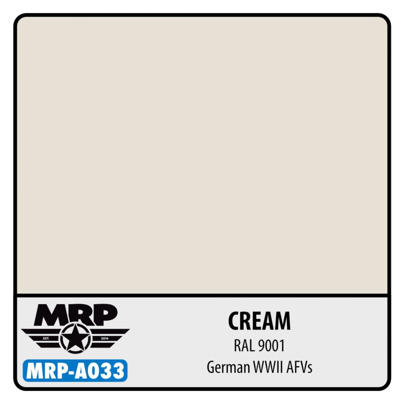 MRP-A033 CREAM RAL 9001
