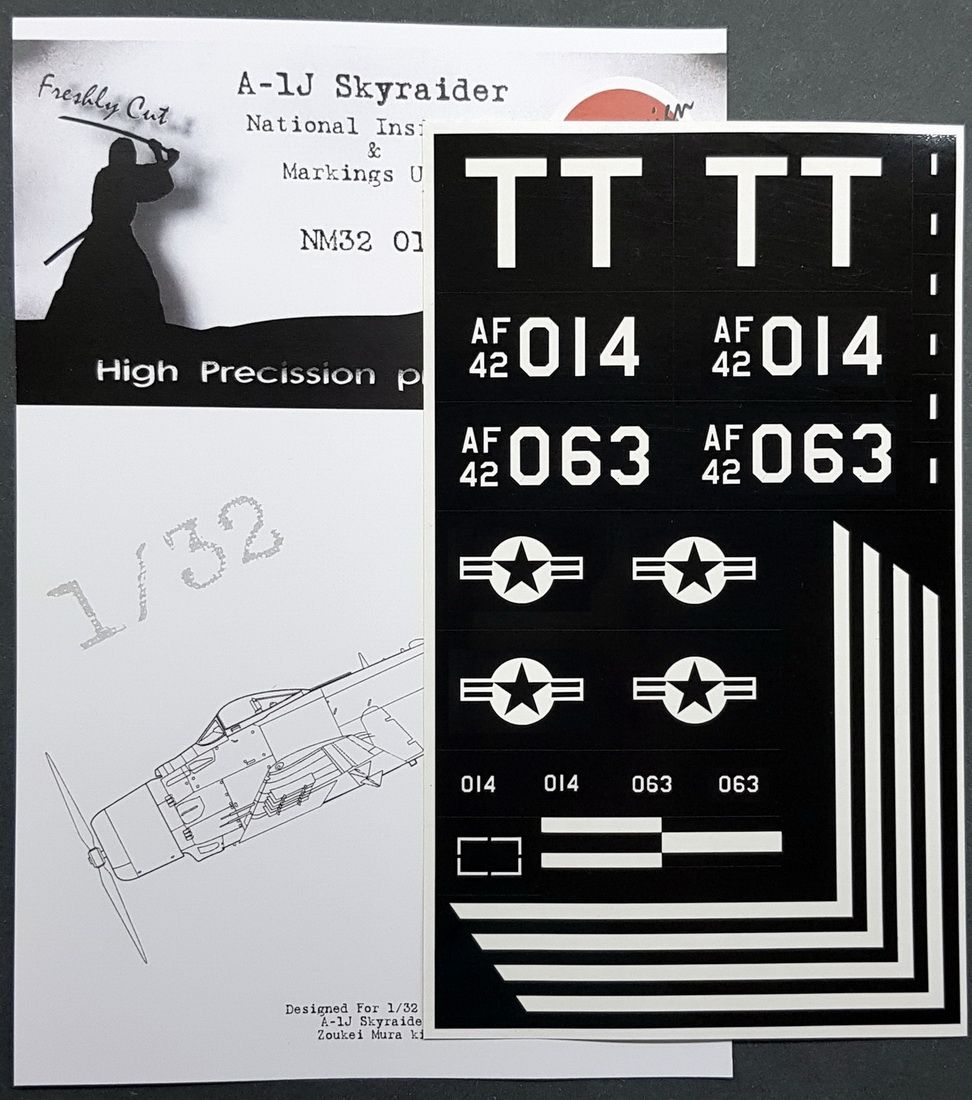 1:32 A-1J Skyraider National Insignias & Markings USAF