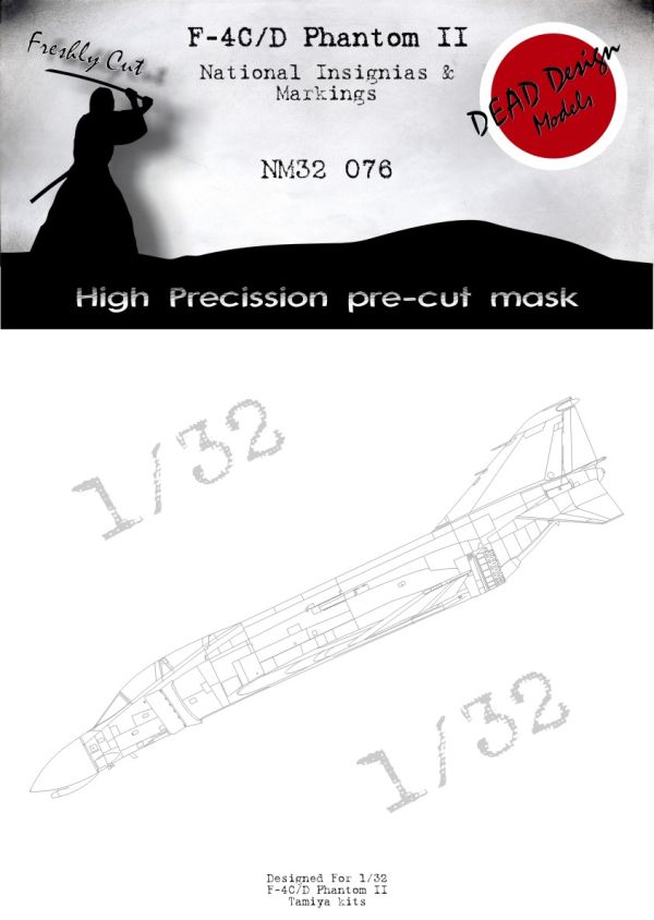 1:32 F-4C/D Phantom II National Insignias Tamiya