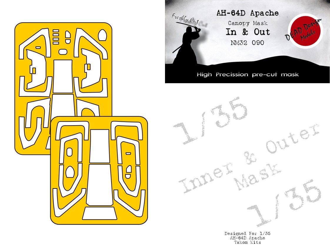 1:35 AH-64D Apache In&Out Takom