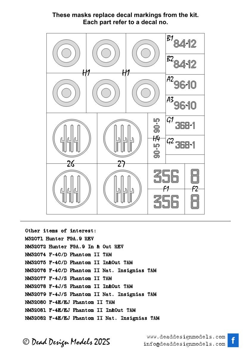 1:32 MC.202 Folgore Nat. Insignias Italeri