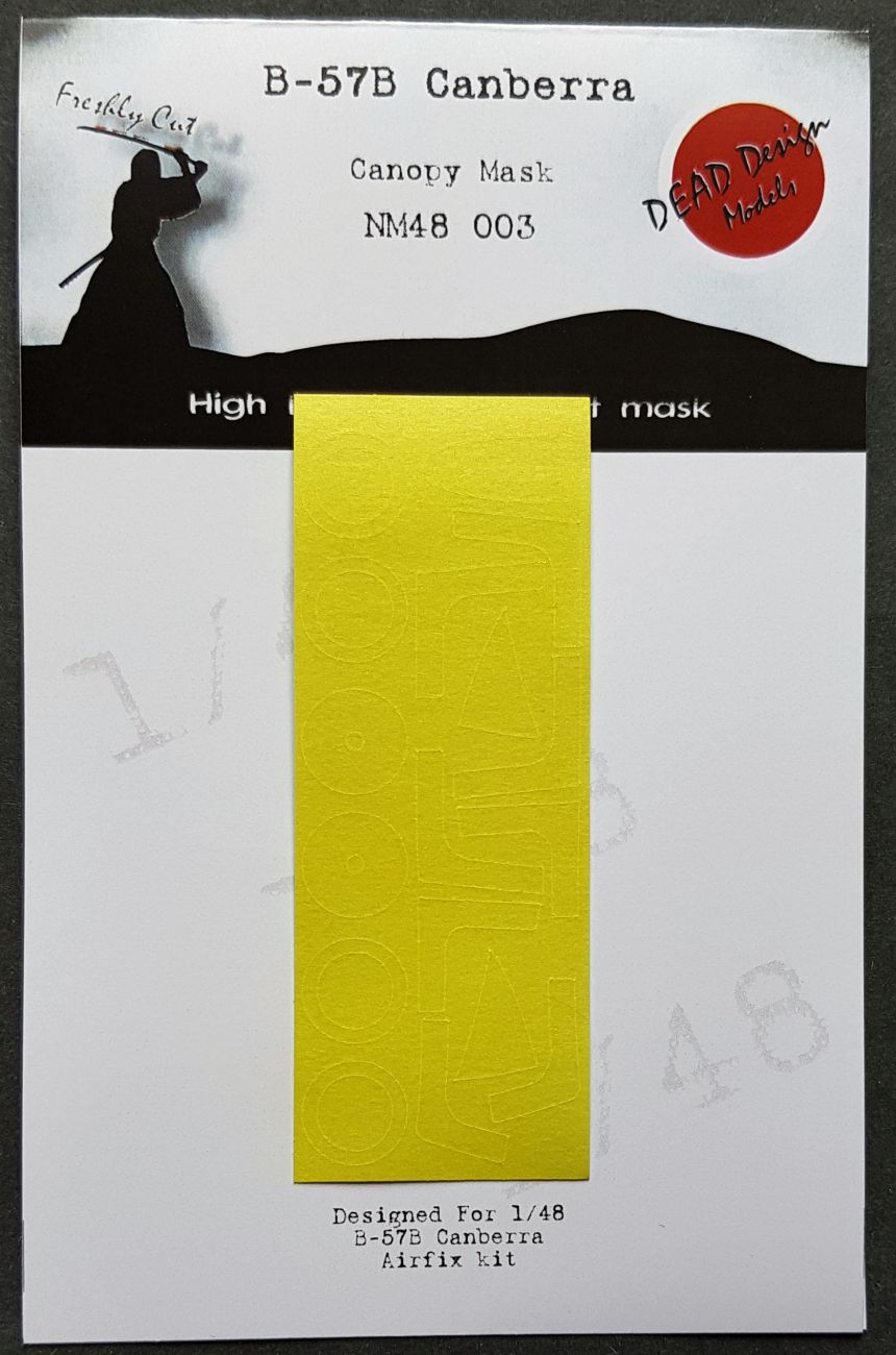 1:48 B-57B Canberra - Canopy Mask for Airfix