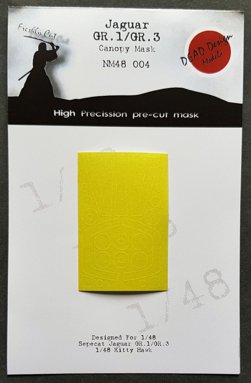 1:48 Jaguar GR.1/GR.3 canopy frame paint mask Kitty Hawk
