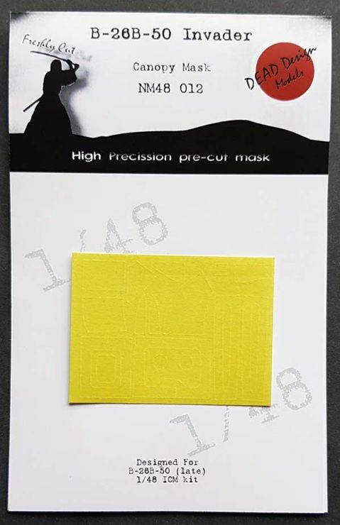1:48 B-26B-50 Invader - Canopy Mask for ICM