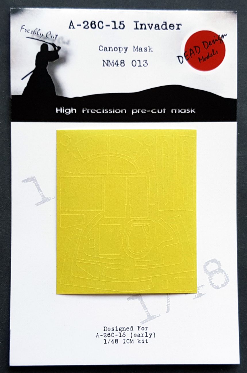 1:48 A-26C-15 Invader - Canopy Mask for ICM