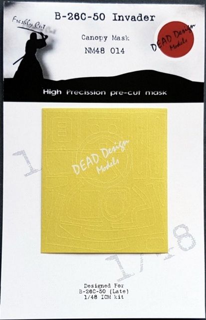 1:48 B-26C-50 Invader - Canopy Mask for ICM