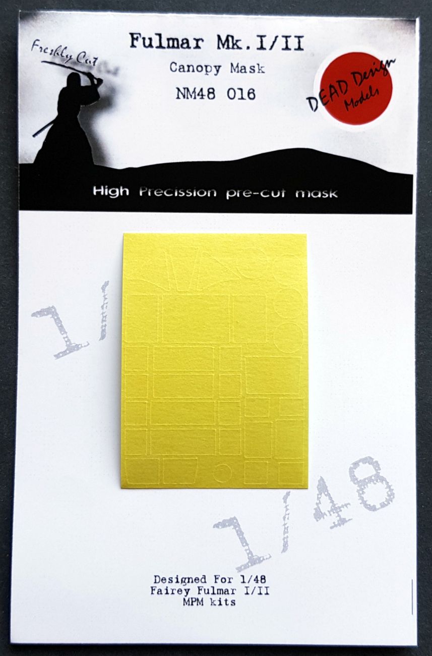 1:48 Fulmar Mk.I/II - Canopy Mask for MPM