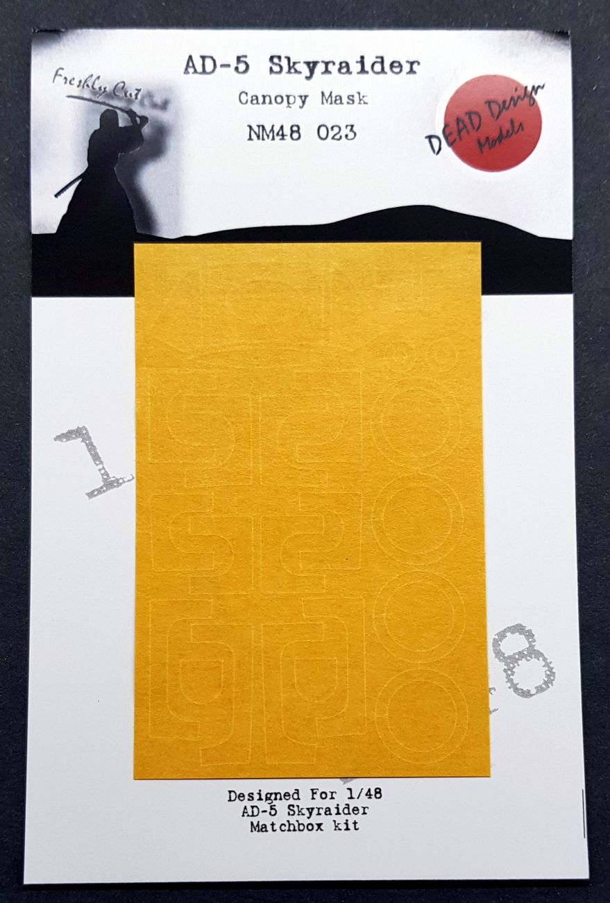 1:48 AD-5 Skyraider - Canopy Mask for Matchbox