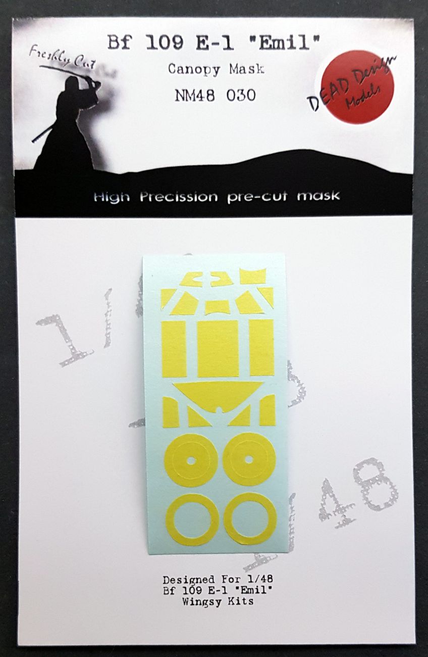 1:48 Bf 109E-1 Canopy Mask Wingsy