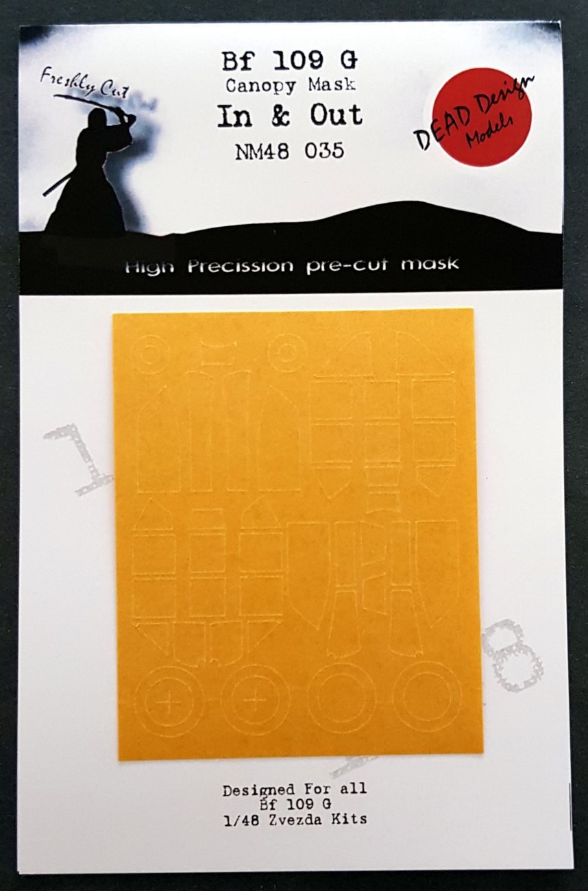 1:48 Bf.109G-6 (inside & outside) canopy paint masks Zvezda