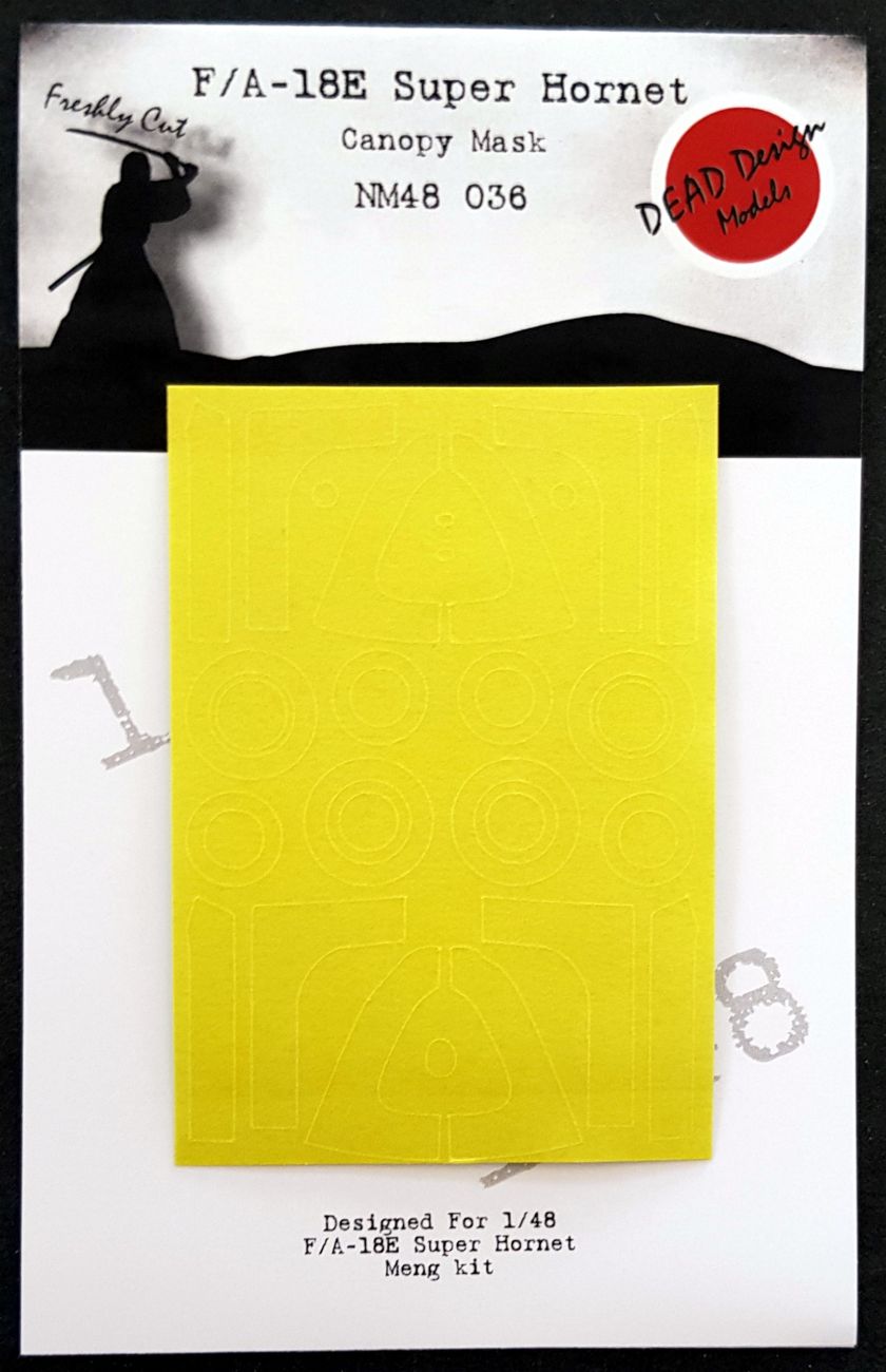 1:48  F/A-18E Super Hornet - Canopy Mask for Meng