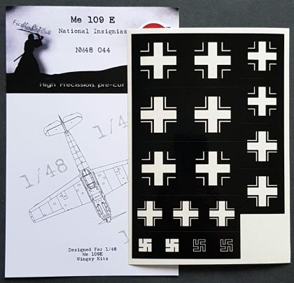 1:48 Bf.109E-1/Bf.109E-3 National Insignia paint masks Wingsy