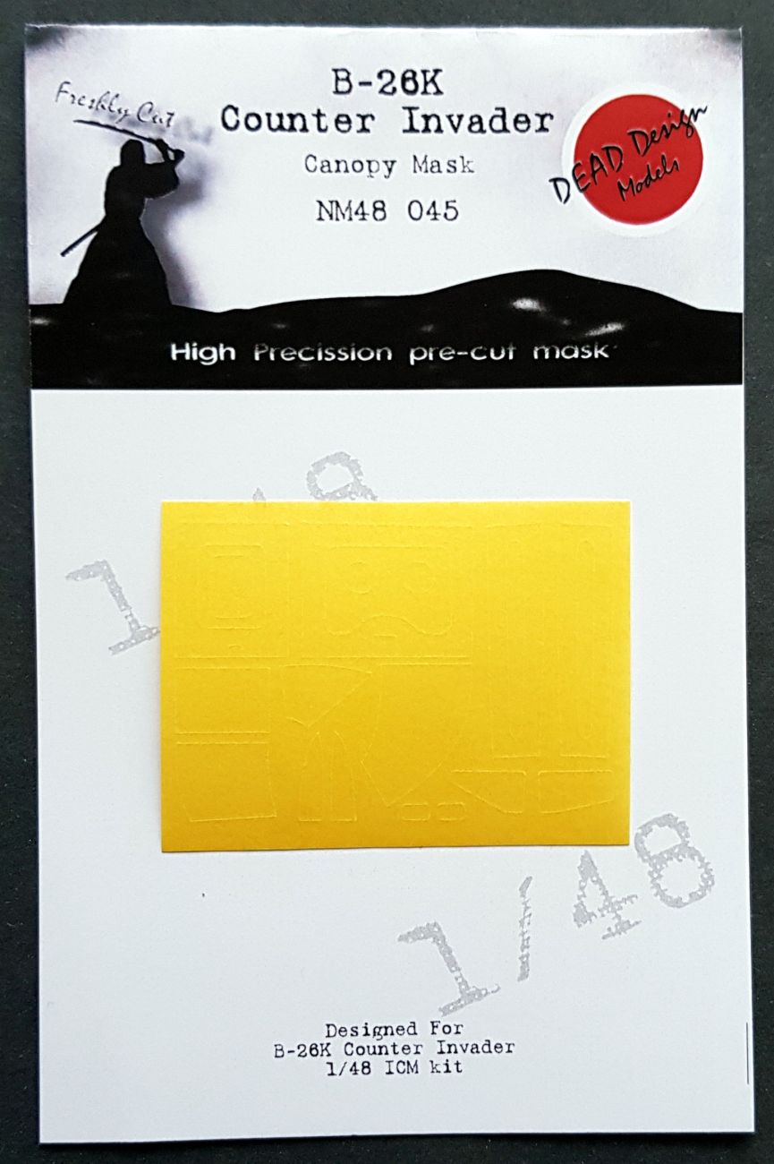 1:48 B-26K Counter Invader - Canopy Mask fo ICM