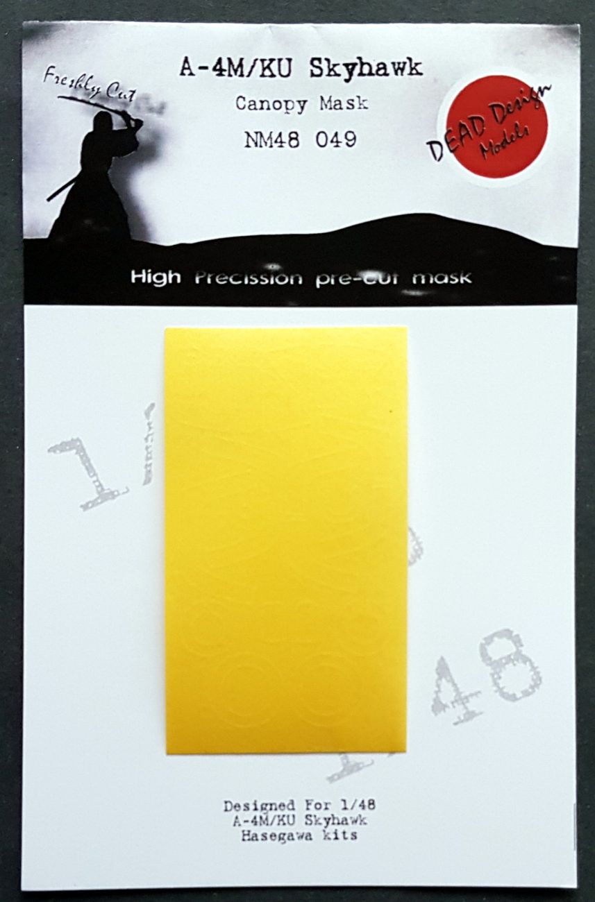 1:48 A-4M/KU Skyhawk - Canopy Mask for Hasegawa