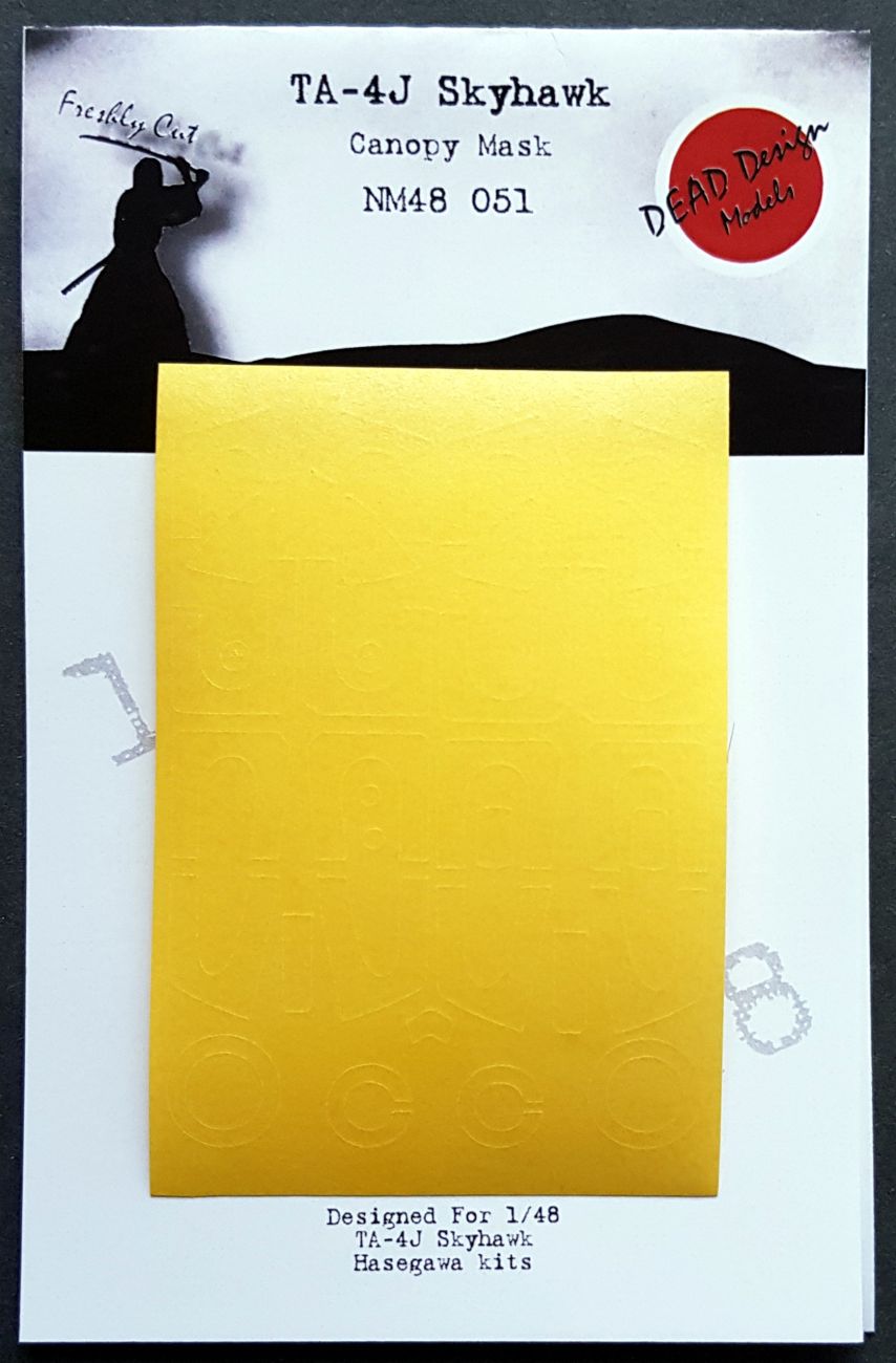 1:48 TA-4J Skyhawk - Canopy Mask for Hasegawa