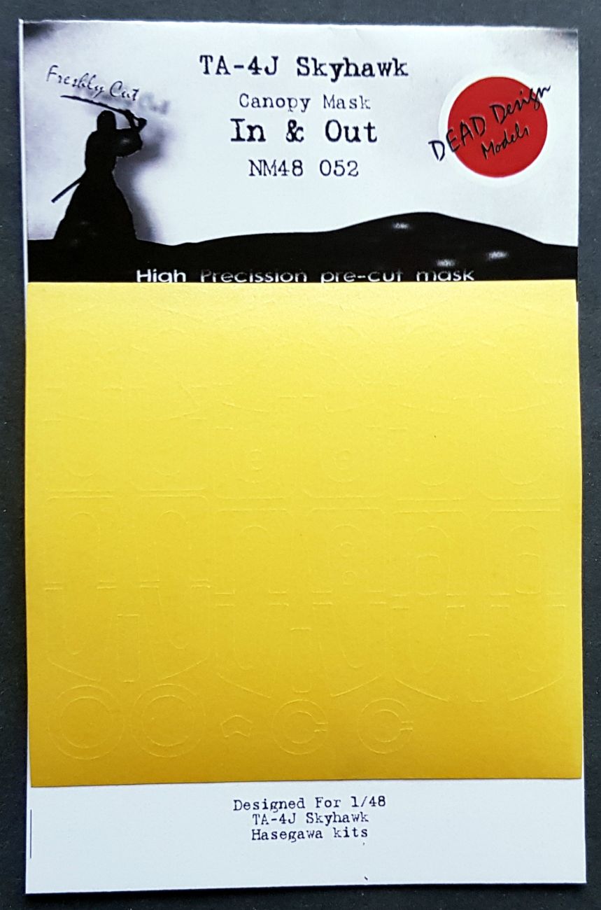 1:48 TA-4J Skyhawk - Canopy Mask interior and exterior