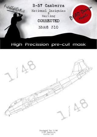 1:48 B-57B/G Canberra Insignias Airfix