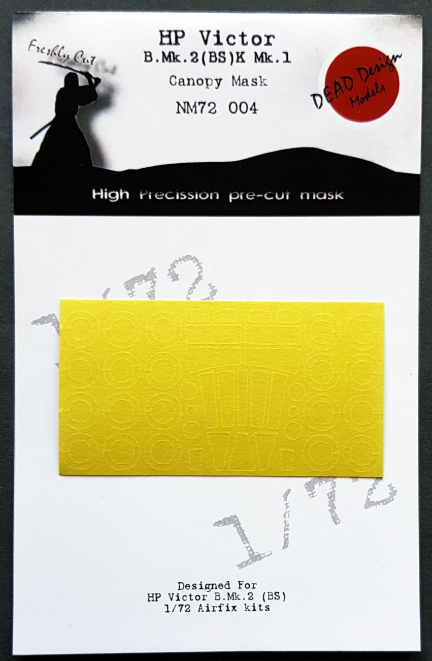 1:72 HP Victor B.Mk.2(BS)K Mk.1 - Canopy Mask for Airfix