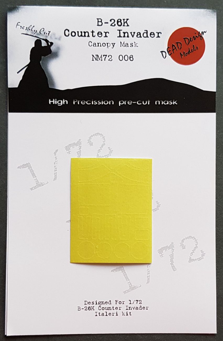 1:72 B-26K Counter Invader - Canopy Mask for Italeri
