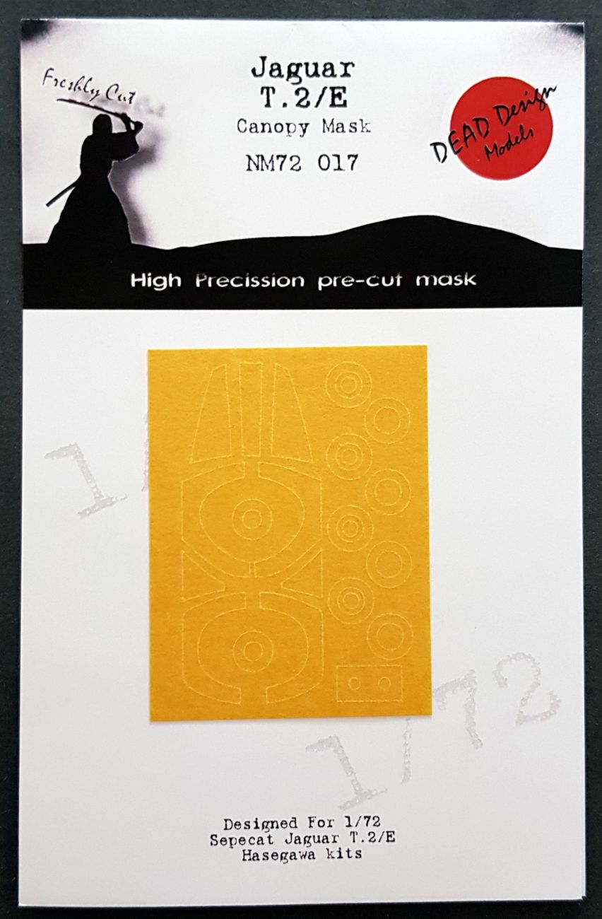 1:72 Sepecat Jaguar T.2/E Canopy Mask Hasegawa