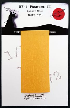 1:72 RF-4 Phantom II canopy masks Fujimi/Italeri