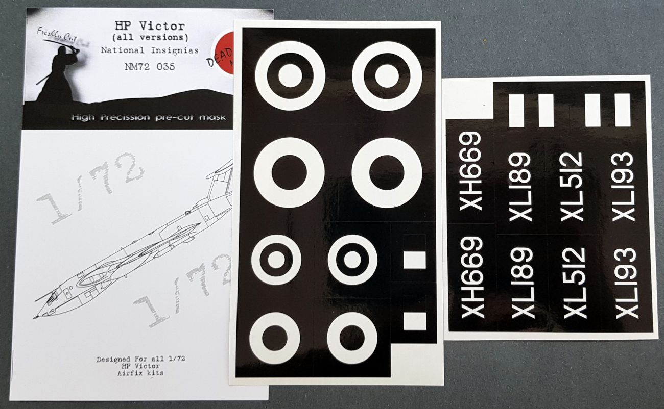 1:72 HP Victor (all versions) - National Insignias for Airfix