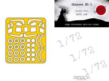 1:72 Chinook HC.1 - Canopy Mask Airfix