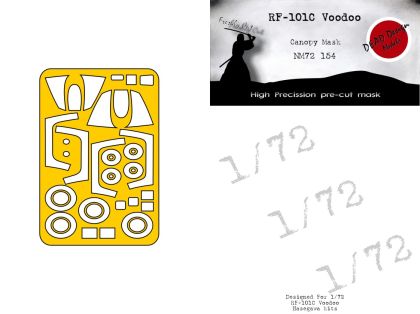 1:72 RF-101C Voodoo Canopy Mask (Hasegawa)
